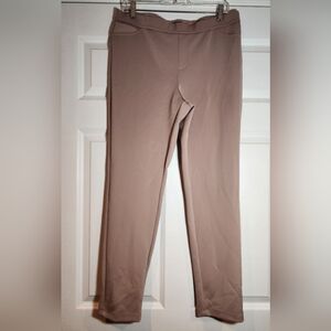 Kate & Mallory Smooth Stretchy Tan Pull On Pants XL